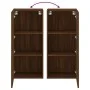 Oak brown engineered wood wall TV cabinet 40.5x30x90 cm by , TV Furniture - Ref: Foro24-836930, Price: 50,03 €, Discount: %