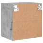 Wall bedside tables with LED lights 2 pcs concrete gray by , TV Furniture - Ref: Foro24-837071, Price: 54,75 €, Discount: %