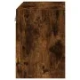 Mesitas de noche de pared con luces LED 2 uds roble ahumado de , Muebles TV - Ref: Foro24-837073, Precio: 57,52 €, Descuento: %