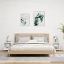 Wand-Nachttische mit LED-Leuchten, 2 Einheiten, weiß von , TV-Möbel - Ref: Foro24-837065, Preis: 37,04 €, Rabatt: %