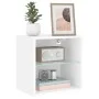 Wand-Nachttische mit LED-Leuchten, 2 Einheiten, weiß von , TV-Möbel - Ref: Foro24-837065, Preis: 37,04 €, Rabatt: %