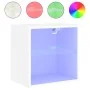 Wand-Nachttische mit LED-Leuchten, 2 Einheiten, weiß von , TV-Möbel - Ref: Foro24-837065, Preis: 37,04 €, Rabatt: %