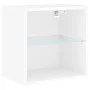 Wand-Nachttische mit LED-Leuchten, 2 Einheiten, weiß von , TV-Möbel - Ref: Foro24-837065, Preis: 37,04 €, Rabatt: %