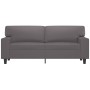 Sofá de 2 plazas de cuero sintético gris 140 cm de , Sofás - Ref: Foro24-359419, Precio: 299,02 €, Descuento: %