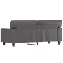 Gray synthetic leather 2-seater sofa 140 cm by , Sofas - Ref: Foro24-359419, Price: 281,53 €, Discount: %