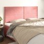 Cabeceros 4 unidades de terciopelo rosa 80x5x78/88 cm en Cabeceros y pies de cama | Comprar online en Foro24