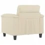 Cremefarbener Kunstledersessel 60 cm von , Sofas - Ref: Foro24-359574, Preis: 148,47 €, Rabatt: %