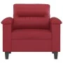 Roter Kunstledersessel 60 cm von , Sofas - Ref: Foro24-359576, Preis: 158,47 €, Rabatt: %