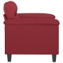 Roter Kunstledersessel 60 cm von , Sofas - Ref: Foro24-359576, Preis: 160,83 €, Rabatt: %
