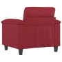 Roter Kunstledersessel 60 cm von , Sofas - Ref: Foro24-359576, Preis: 160,83 €, Rabatt: %