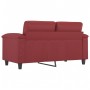 2 seater sofa in wine red synthetic leather 120 cm by , Sofas - Ref: Foro24-359581, Price: 236,56 €, Discount: %