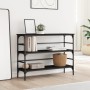 Mesa consola madera de ingeniería negro 100x32x75 cm de , Mesas auxiliares - Ref: Foro24-839048, Precio: 63,51 €, Descuento: %