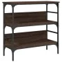 Konsolentisch aus eichenbraunem Holzwerkstoff, 75 x 32 x 75 cm von , Seitentische - Ref: Foro24-839057, Preis: 50,81 €, Rabat...