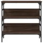 Konsolentisch aus eichenbraunem Holzwerkstoff, 75 x 32 x 75 cm von , Seitentische - Ref: Foro24-839057, Preis: 50,81 €, Rabat...