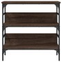 Oak brown engineered wood console table 75x32x75 cm by , Side tables - Ref: Foro24-839057, Price: 51,51 €, Discount: %