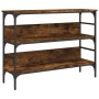 Konsolentisch aus geräuchertem Eichenholzwerkstoff, 100 x 32 x 75 cm von , Seitentische - Ref: Foro24-839060, Preis: 65,75 €,...