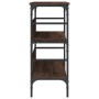 Oak brown engineered wood console table 100x32x75 cm by , Side tables - Ref: Foro24-839062, Price: 65,39 €, Discount: %