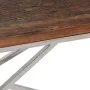 Silver Stainless Steel and Solid Wood Coffee Table by , Coffee table - Ref: Foro24-349941, Price: 91,90 €, Discount: %