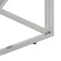 Mesa de centro acero inoxidable plateado y madera maciza acacia de , Mesas de centro - Ref: Foro24-349943, Precio: 89,31 €, D...