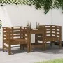 Garden chairs 2 units honey brown pine wood 61.5x53x71 cm by , Garden chairs - Ref: Foro24-825131, Price: 147,29 €, Discount: %