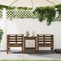 Gartenstühle 2 Einheiten honigbraunes Kiefernholz 61,5x53x71 cm von , Gartenstühle - Ref: Foro24-825131, Preis: 149,23 €, Rab...