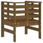 Garden chairs 2 units honey brown pine wood 61.5x53x71 cm by , Garden chairs - Ref: Foro24-825131, Price: 147,29 €, Discount: %