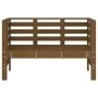 Banco de jardín madera maciza pino marrón miel 111,5x53x71 cm de , Bancos de jardín - Ref: Foro24-825138, Precio: 105,11 €, D...