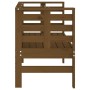 Gartenbank aus massivem Kiefernholz, honigbraun, 111,5 x 53 x 71 cm von , Gartenbänke - Ref: Foro24-825138, Preis: 106,52 €, ...