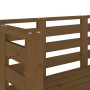 Gartenbank aus massivem Kiefernholz, honigbraun, 111,5 x 53 x 71 cm von , Gartenbänke - Ref: Foro24-825138, Preis: 106,52 €, ...