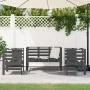 Juego de muebles de jardín 3 pzas madera maciza de pino gris de , Conjuntos de jardín - Ref: Foro24-825144, Precio: 178,41 €,...