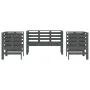 Juego de muebles de jardín 3 pzas madera maciza de pino gris de , Conjuntos de jardín - Ref: Foro24-825144, Precio: 178,41 €,...