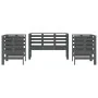 Juego de muebles de jardín 3 pzas madera maciza de pino gris de , Conjuntos de jardín - Ref: Foro24-825144, Precio: 178,41 €,...