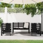 Juego de muebles de jardín 3 pzas madera maciza de pino negro de , Conjuntos de jardín - Ref: Foro24-825146, Precio: 180,05 €