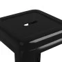 Stapelbare Barhocker 2 Einheiten aus schwarzem Metall von vidaXL, Küchenhocker - Ref: Foro24-248147, Preis: 137,61 €, Rabatt: %