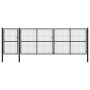 Anthrazitgraues Gartentor aus Stahl 500x150 cm von vidaXL, Gartentore - Ref: Foro24-144337, Preis: 763,33 €, Rabatt: %