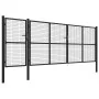 Puerta de jardín de acero gris antracita 500x150 cm de vidaXL, Puertas de jardín - Ref: Foro24-144337, Precio: 745,52 €, Desc...