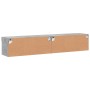 TV-Schränke mit LED-Leuchten 2 Stück betongrau 80x30x30 cm von , TV-Möbel - Ref: Foro24-837148, Preis: 70,82 €, Rabatt: %