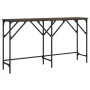 Brown oak engineered wood console table 140x29x75 cm by , Side tables - Ref: Foro24-837761, Price: 49,82 €, Discount: %