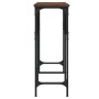 Brown oak engineered wood console table 140x29x75 cm by , Side tables - Ref: Foro24-837761, Price: 50,44 €, Discount: %