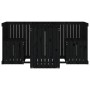 2-Sitzer-Balkon-Set aus massivem schwarzem Kiefernholz von , Gartensets - Ref: Foro24-825062, Preis: 153,78 €, Rabatt: %
