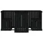 2-Sitzer-Balkon-Set aus massivem schwarzem Kiefernholz von , Gartensets - Ref: Foro24-825062, Preis: 152,33 €, Rabatt: %