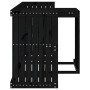 2-Sitzer-Balkon-Set aus massivem schwarzem Kiefernholz von , Gartensets - Ref: Foro24-825062, Preis: 153,78 €, Rabatt: %