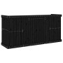 2-Sitzer-Balkon-Set aus massivem schwarzem Kiefernholz von , Gartensets - Ref: Foro24-825062, Preis: 153,78 €, Rabatt: %