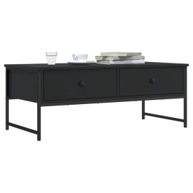 Schwarzer Couchtisch aus Holzwerkstoff, 101 x 49 x 39,5 cm von , Couchtisch - Ref: Foro24-837737, Preis: 65,24 €, Rabatt: %
