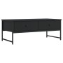 Schwarzer Couchtisch aus Holzwerkstoff, 101 x 49 x 39,5 cm von , Couchtisch - Ref: Foro24-837737, Preis: 65,24 €, Rabatt: %