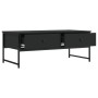 Schwarzer Couchtisch aus Holzwerkstoff, 101 x 49 x 39,5 cm von , Couchtisch - Ref: Foro24-837737, Preis: 65,24 €, Rabatt: %