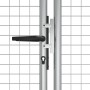 Puerta de jardín de acero galvanizado plateado 415x175 cm de vidaXL, Puertas de jardín - Ref: Foro24-144300, Precio: 466,48 €...