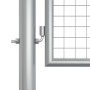 Puerta de jardín de acero galvanizado plateado 415x175 cm de vidaXL, Puertas de jardín - Ref: Foro24-144300, Precio: 466,48 €...