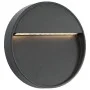 LED garden wall lamps 2 units round black 3 W by vidaXL, Outdoor lighting - Ref: Foro24-45658, Price: 33,65 €, Discount: %