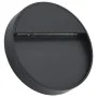 LED garden wall lamps 2 units round black 3 W by vidaXL, Outdoor lighting - Ref: Foro24-45658, Price: 33,65 €, Discount: %